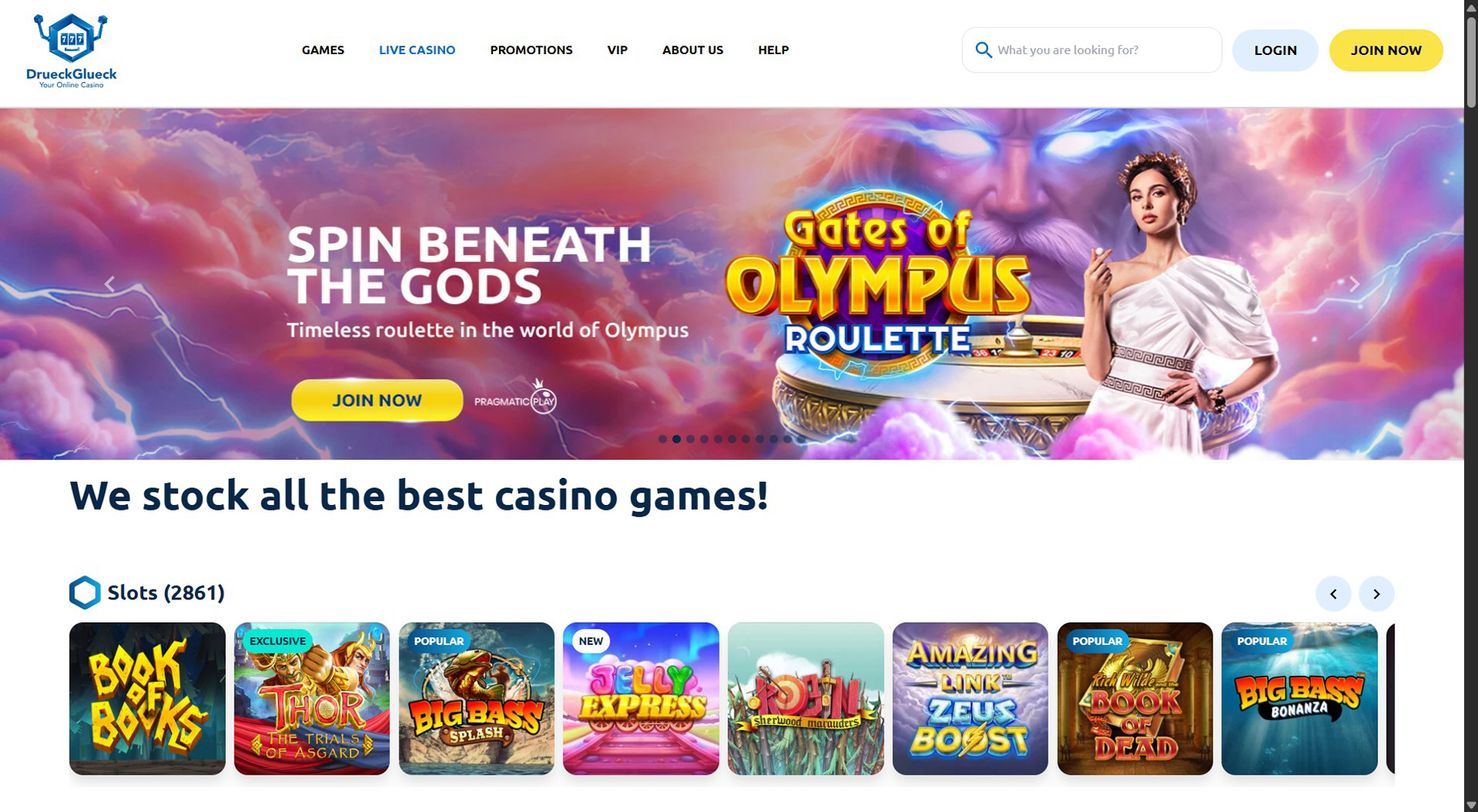 9. DrückGlück- Einfache Cashlib Casino Einrichtung